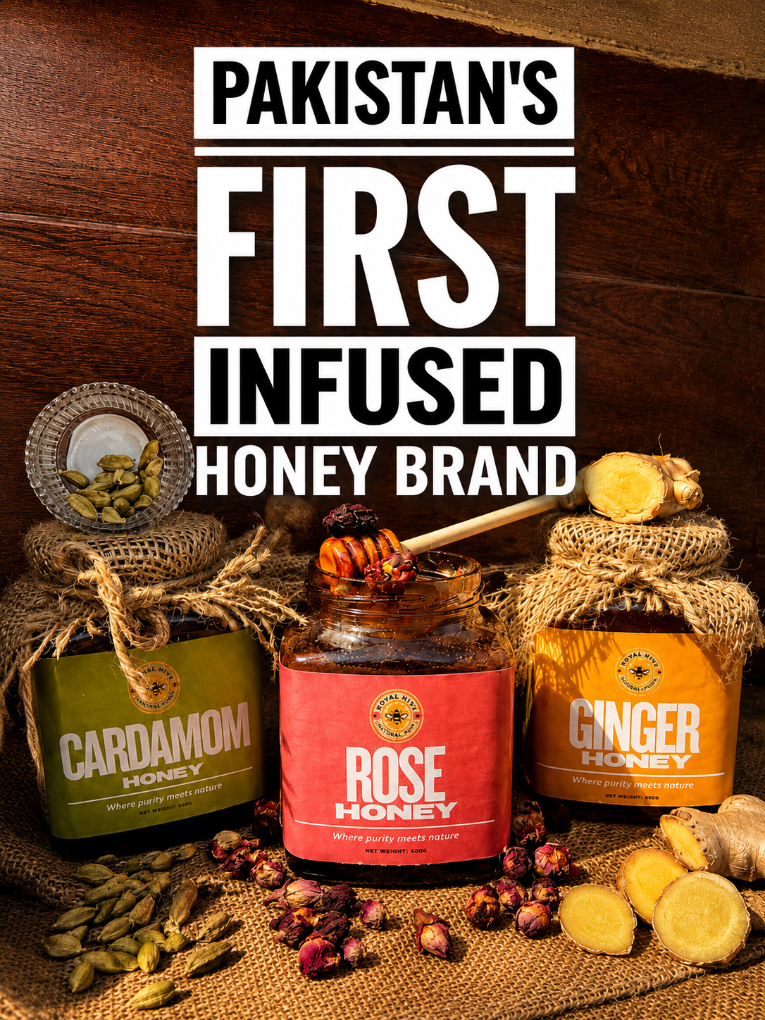 Pakistan's First Infused Honey Brand